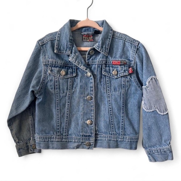 Vintage VHF Denim casual wear Kids Denim Jacket - Picture 1 of 6